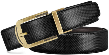 Black & Brown Reversible PU Leather Belt For Men BT02-BKL03