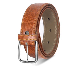 Orange PU Leather Belt For Men BT05-BKL08