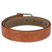 Orange PU Leather Belt For Men BT05-BKL08