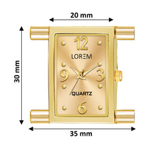 Analogue Golden Dial Women's Watch - LR294