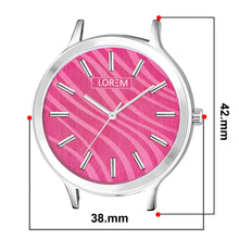 Pink Stylish Dial Analog Watch For Women LR350