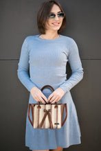 Brown Glamorous Faux Leather Handbag For Women And Girls HB26