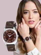 Brown Fancy Casual Watch For Women LR338