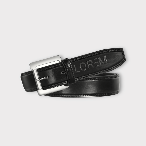 Black PU Leather Belt For Men BT06-BKL06