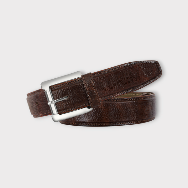 Brown Textured PU Leather Belt For Men BT13-BKL06