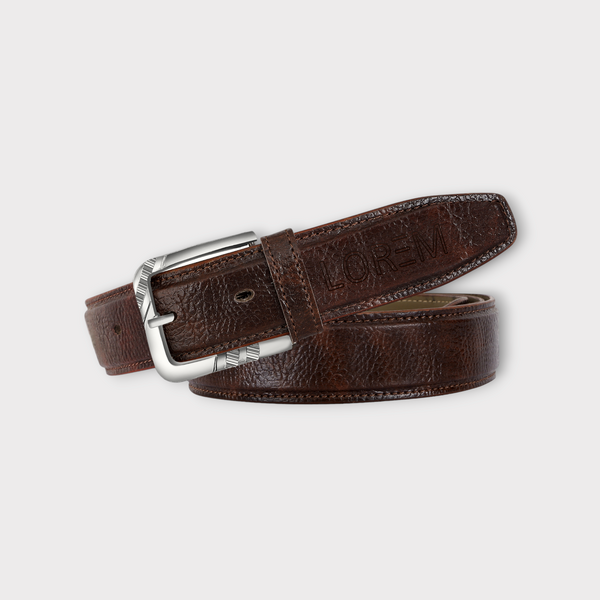 Brown Textured PU Leather Belt For Men BT13-BKL09