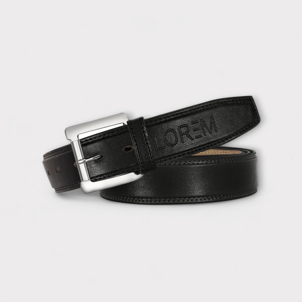 Black  PU Leather Belt For Men BT15-BKL06