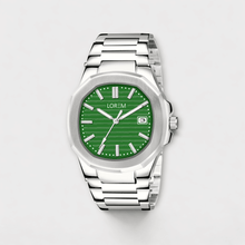 Green Dial Date Function Analog Watch For Men LR146