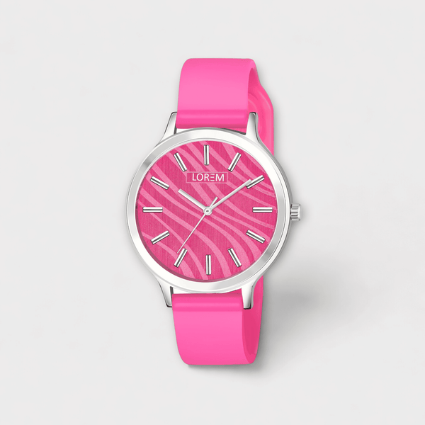 Pink Stylish Dial Analog Watch For Women LR350