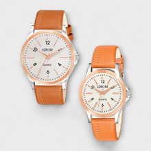 Silver Stylish Dial Analog Watch For  Lovely Couple LR94-LR341