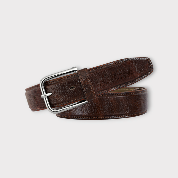 Brown Textured PU Leather Belt For Men BT13-BKL08