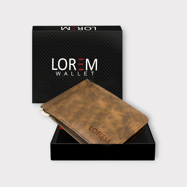 Men Brown Textured Two Fold Faux Leather Wallet WL05