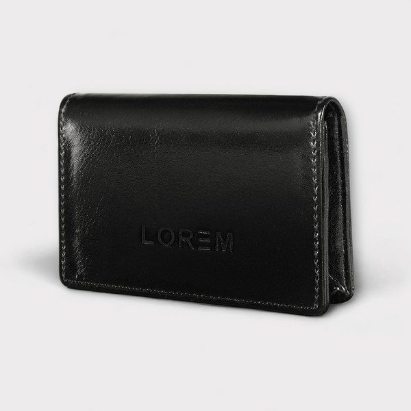 Black Wallet For ID, Card Holder & Currency With Push Button for Men WL629