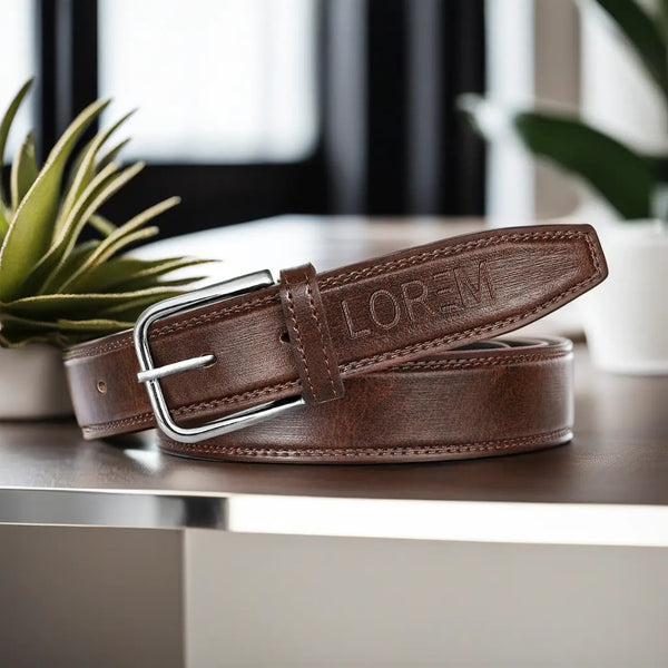 Brown PU Leather Belt For Men BT07-BKL08