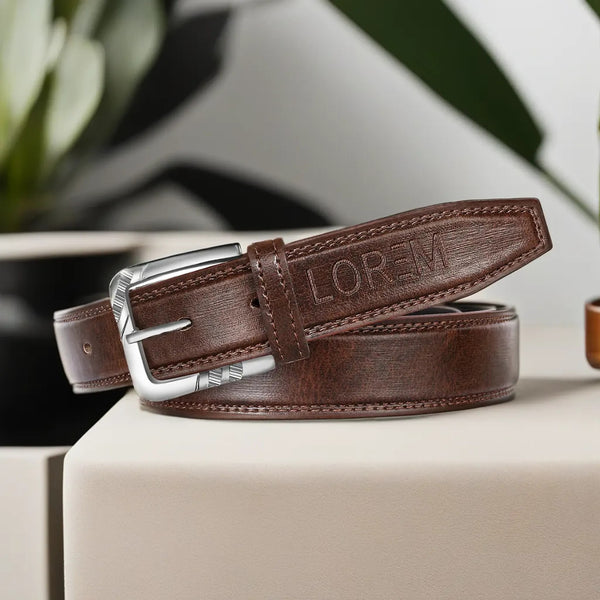 Brown PU Leather Belt For Men BT07-BKL09