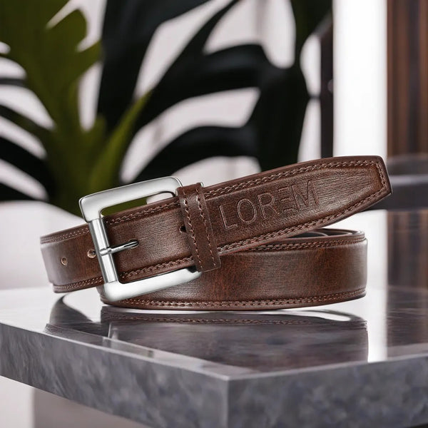 Brown PU Leather Belt For Men BT07-BKL06