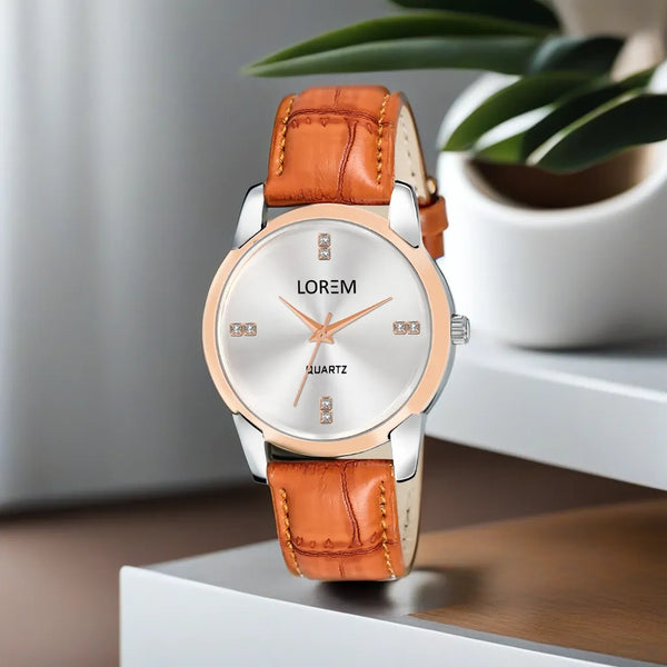 Silver Fancy Casual Watch For Women LR344