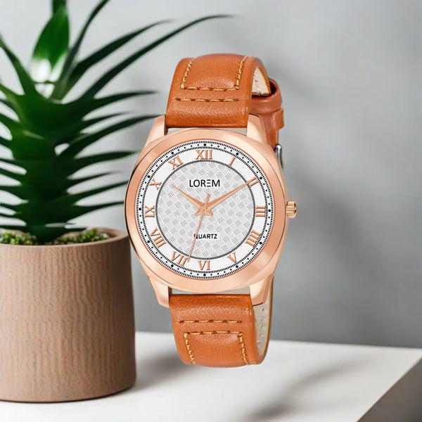 White Fancy Casual Watch For Women LR337