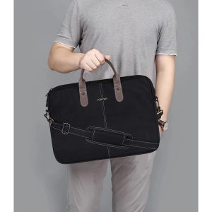 Black Color PVC Coated Fabric 10L Messenger Bag BG76 4 BG76 7