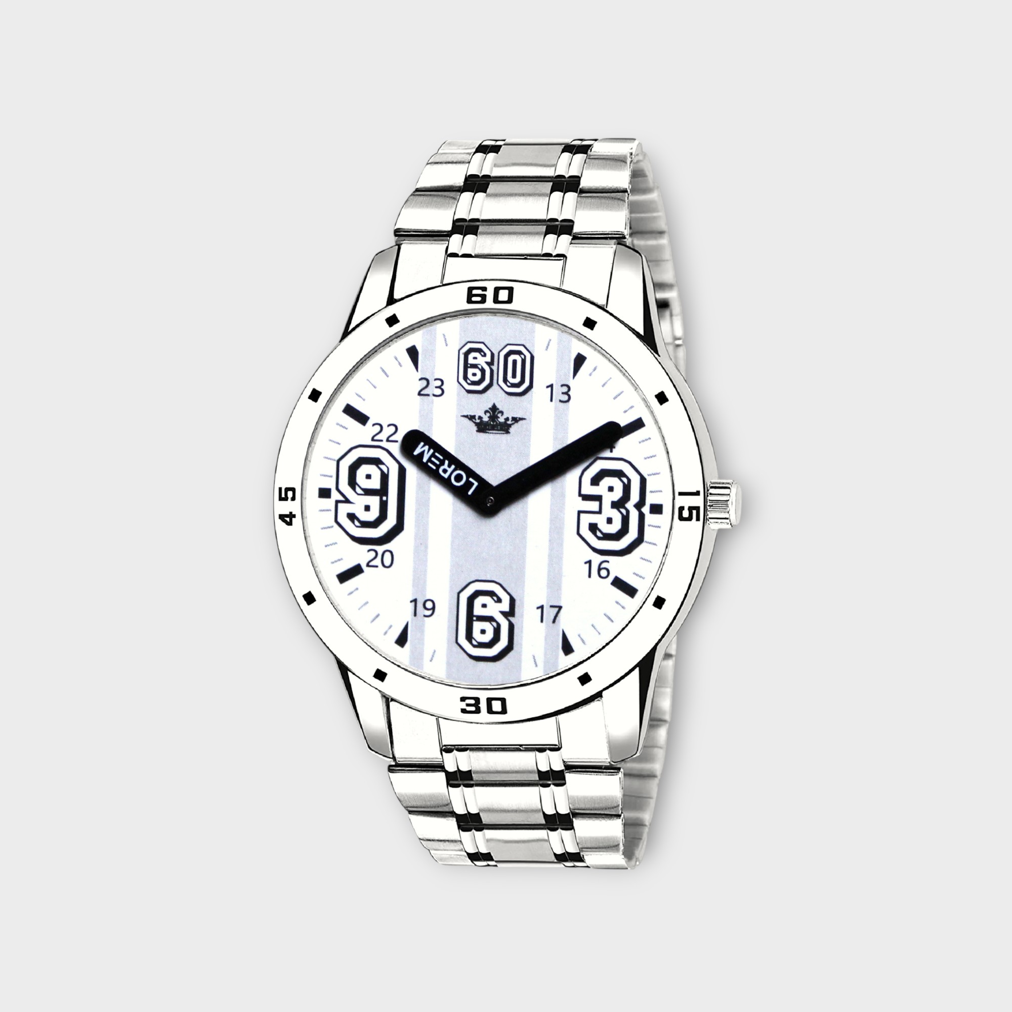 White Professional Look Analog Watch For Men LR111