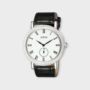 White Chronograph Working / Side Second Analog Watch For Men LR165