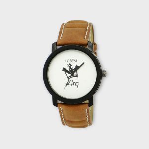 White & Black King Analog Watch For Men LR18