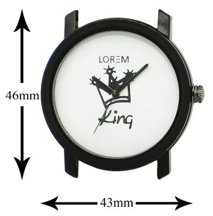 White & Black King Analog Watch For Men LR18 5 LR184