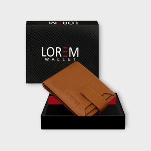 Tan Removable Card Holder Bi-Fold Faux Leather 7 ATM Card Slots Wallet For Men WL10
