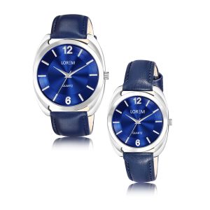 Blue Stylish Dial Analog Watch For  Lovely Couple LR80-LR327